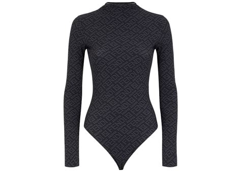 fendi and skims collection|SKIMS Fendi bodysuit black.